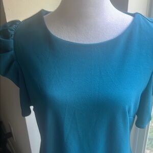 Elegant Blue Women's Top